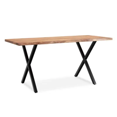 Mid.you Esstisch Akazie 80x76x140 cm