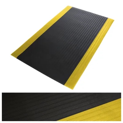 etm Anti-Ermüdungsmatte   Softer-Work-Mat   Schwarz-Gelb