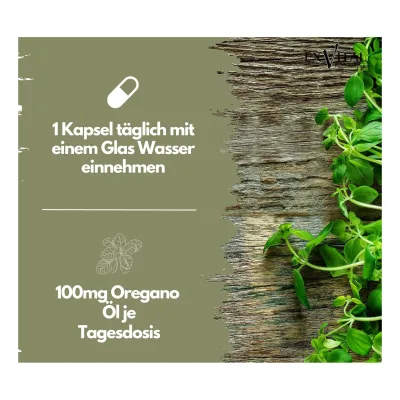 EXVital® Bio Oregano Öl Kapseln, 60 Kapseln