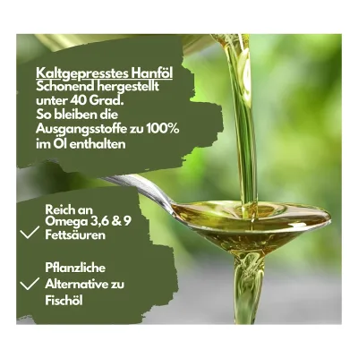 EXVital® Hanföl Kapseln, hochdosiert, 365 Kapseln