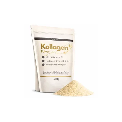 EXVital® Kollagen Pulver mit Vitamin C, 500 g