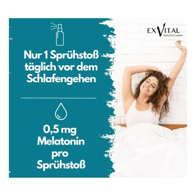 EXVital® Melatonin Schlafspray mit Lavendel, 30 ml