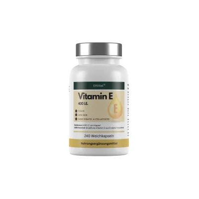 EXVital® Vitamin E Softkapseln, hochdosiert 400 I.E., 240 Kapseln