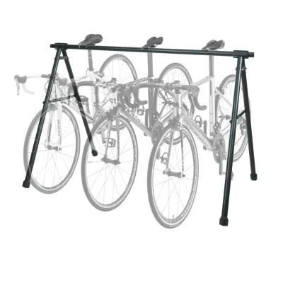 Fahrrad-Sattelständer MCW-K39, Fahrradständer Aufhängebügel, Metall pulverbeschichtet 114x170x114cm ausziehbar ~ schwarz