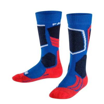 Falke SK2, Kinder Skistrümpfe, Cobalt Blue