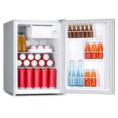 Fargo 67 Kühlschrank Minibar 67 Liter / 4 Liter Gefrierfach kompakt Edelstahl