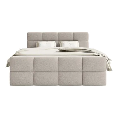 Fedve Boxspringbett Grau 200x200 cm