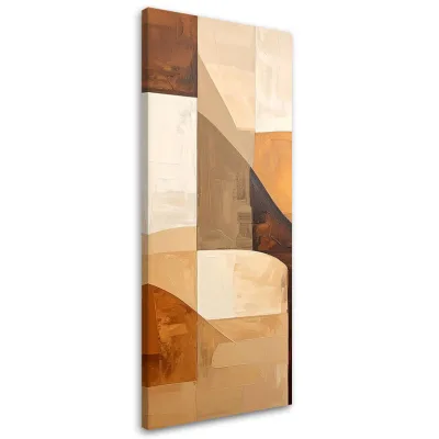 Feeby Leinwandbild Beige 50x150 cm