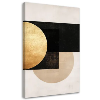 Feeby Leinwandbild Beige 60x90 cm