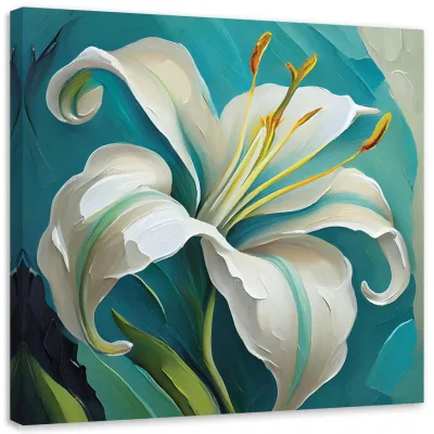 Feeby Leinwandbild Blau 40x40 cm