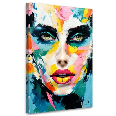Feeby Leinwandbild Mehrfarbig 70x100 cm