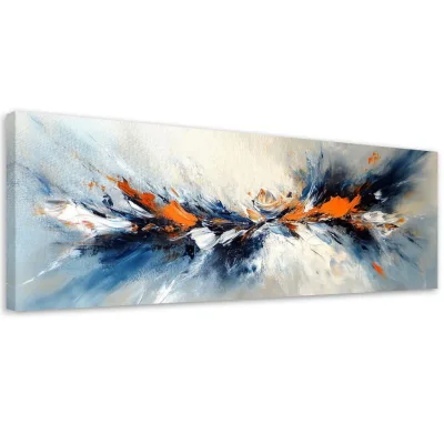 Feeby Leinwandbild Mehrfarbig 90x30 cm