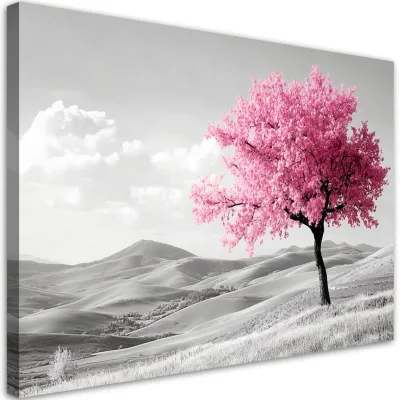 Feeby Leinwandbild Pink 90x60 cm