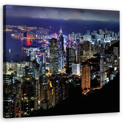 Feeby Wandbild Blau 30x30 cm