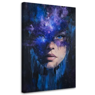 Feeby Wandbild Blau 60x90 cm
