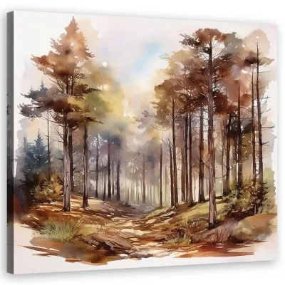 Feeby Wandbild Braun 30x30 cm