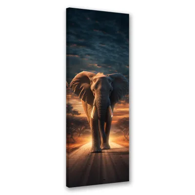 Feeby Wandbild Braun 30x90 cm