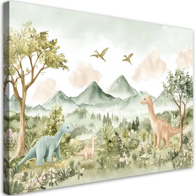 Feeby Wandbild Grün 90x60 cm