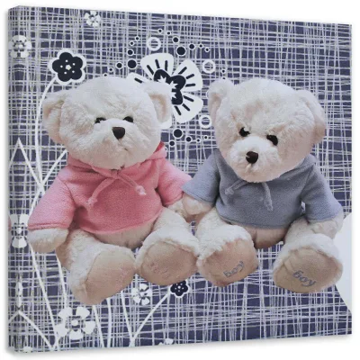 Feeby Wandbild Mehrfarbig 30x30 cm