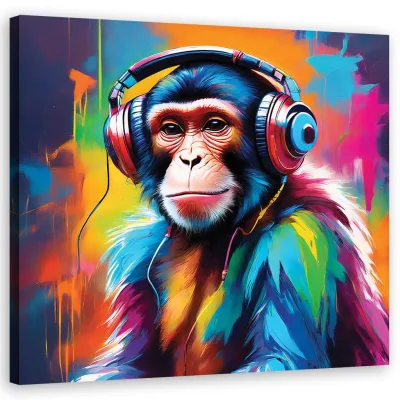 Feeby Wandbild Mehrfarbig 30x30 cm