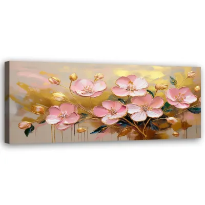 Feeby Wandbild Pink 90x30 cm