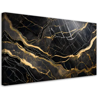 Feeby Wandbild Schwarz 120x60 cm
