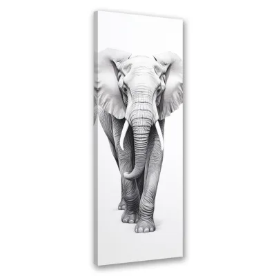 Feeby Wandbild Schwarz 30x90 cm