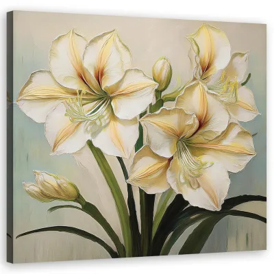 Feeby Wandbild Weiß 30x30 cm