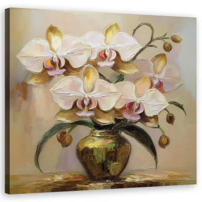 Feeby Wandbild Weiß 40x40 cm