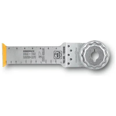 FEIN Sägeblatt E-Cut Bi-Metall mit TiN-Beschichtung, Länge 90 mm, Breite 32 mm, VE 10