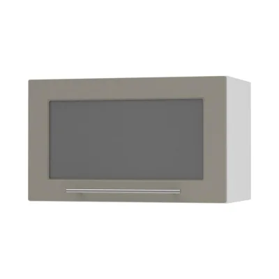 Feldmann-Wohnen Klapphängeschrank Beige, Weiß 60x36x32.5 cm