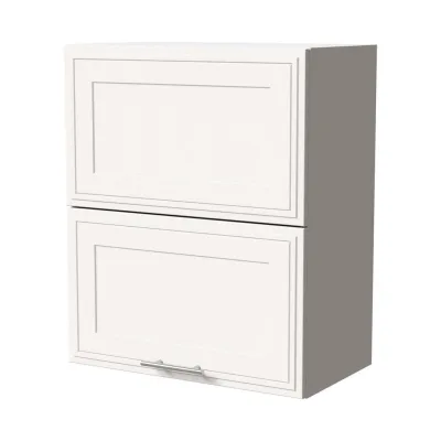 Feldmann-Wohnen Klapphängeschrank Weiß, Weiß 60x72x32.5 cm