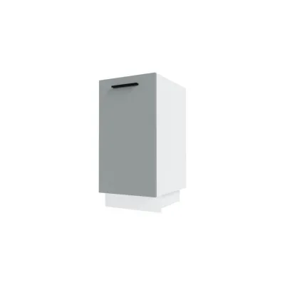 Feldmann-Wohnen Küchenunterschrank Grau, Weiß 30x82x50 cm