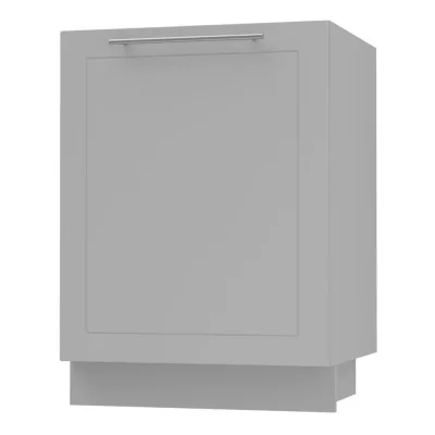 Feldmann-Wohnen Spülenunterschrank Grau, Grau 60x82x50 cm