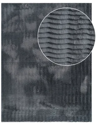 Fellteppich Arnia anthrazit 160x220 cm
