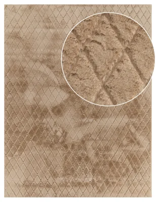 Fellteppich Arnia beige 120x160 cm