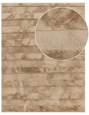 Fellteppich Arnia beige 120x160 cm