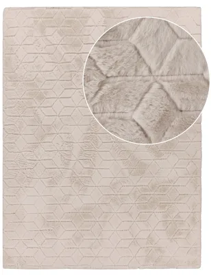 Fellteppich Arnia beige 80x150 cm