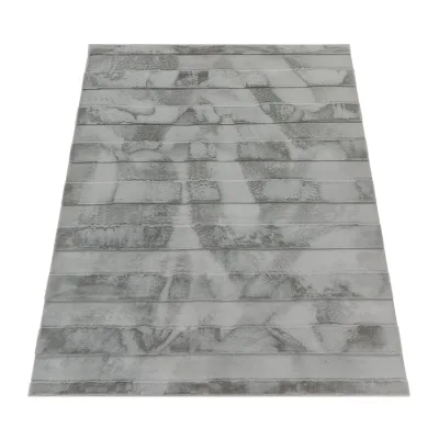 Fellteppich Arnia grau 60x100 cm