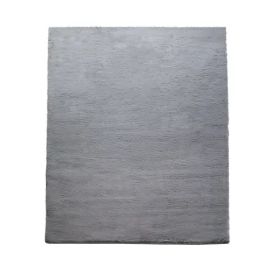 Fellteppich Fluffy anthrazit 60x90 cm