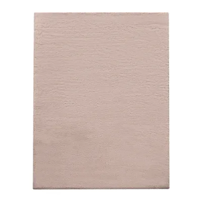 Fellteppich Fluffy beige 60x90 cm
