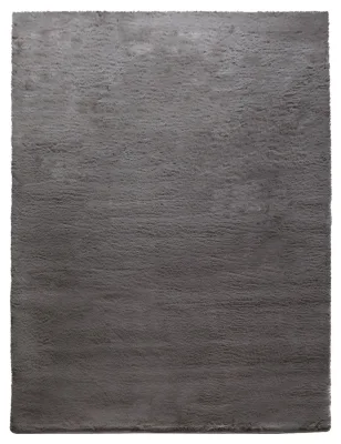 Fellteppich Fluffy charcoal 120x160 cm