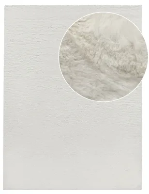 Fellteppich Fluffy creme 140x200 cm