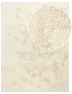 Fellteppich Fluffy_deluxe creme 60x100 cm