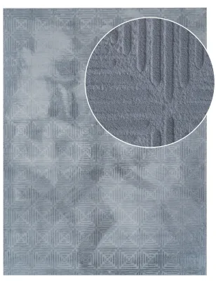 Fellteppich Lelystar anthrazit 120x160 cm