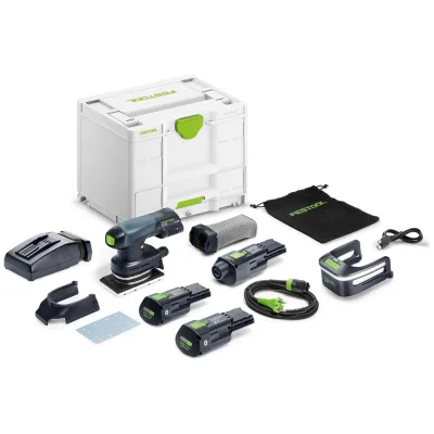 Festool Akku-Rutscher RTSC 400 3,0 I-Set, incl. Akku 3 Ah, Schnellladegerät, Zubehör, Systainer