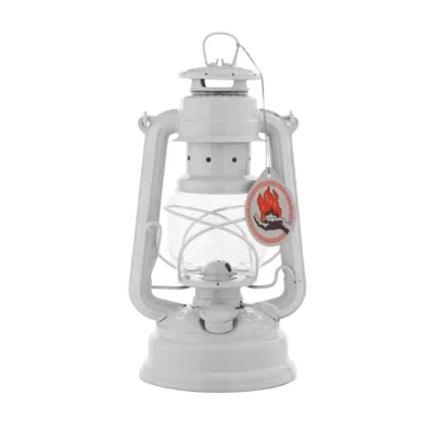Sturmlaterne 'Baby Special 276', reinweiß, 26,5 x 13,5 x 15 cm