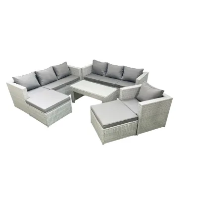 Fimous Gartensofa Hellgrau