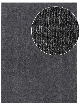 Flachgewebe-teppich Barca anthrazit 120x160 cm