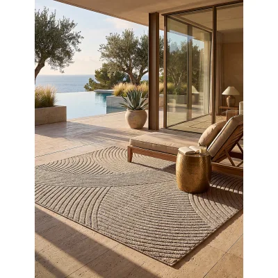 Flachgewebe-Teppich Pflegeleicht Natur 200x280 cm - TOCE   Kadima